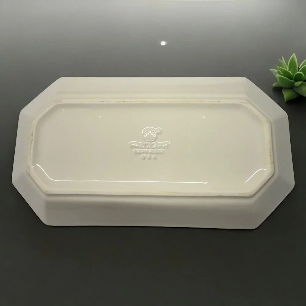 Pfaltzgraff USA Green Yorktowne Serving Tray 12.5 x 6.75